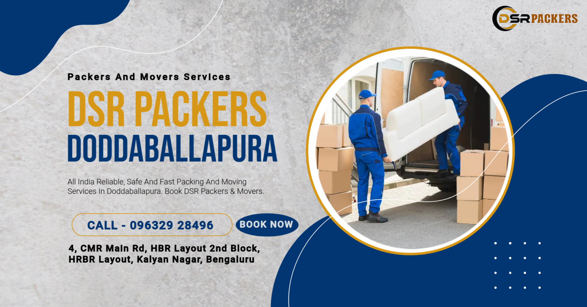 DSR Packers And Movers In Doddaballapura